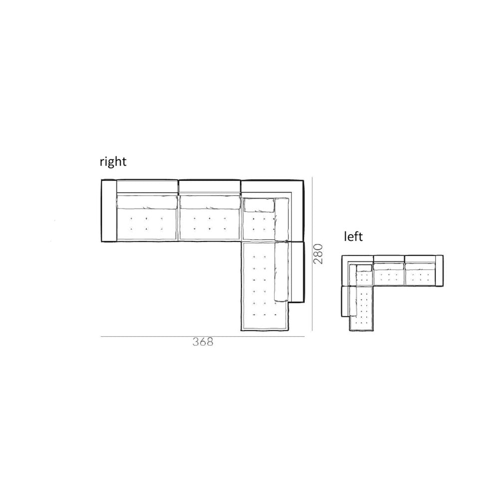 Tres Doux Modular Corner Sofa