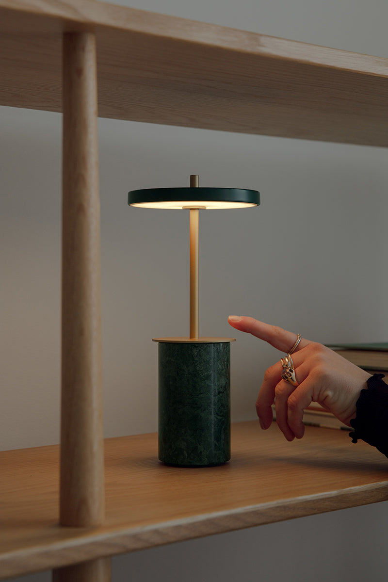 Asteria Move Marble Mini Portable Lamp - WOO .Design