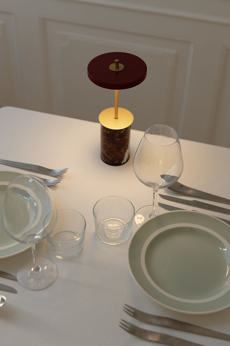 Asteria Move Marble Mini Portable Lamp - WOO .Design
