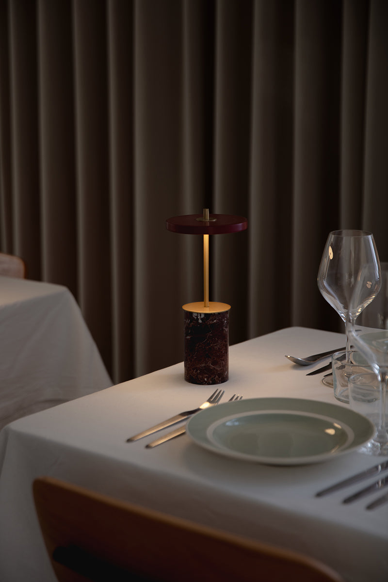 Asteria Move Marble Mini Portable Lamp - WOO .Design