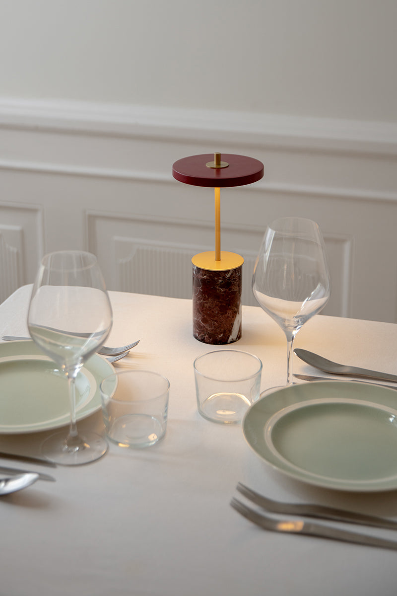 Asteria Move Marble Mini Portable Lamp - WOO .Design