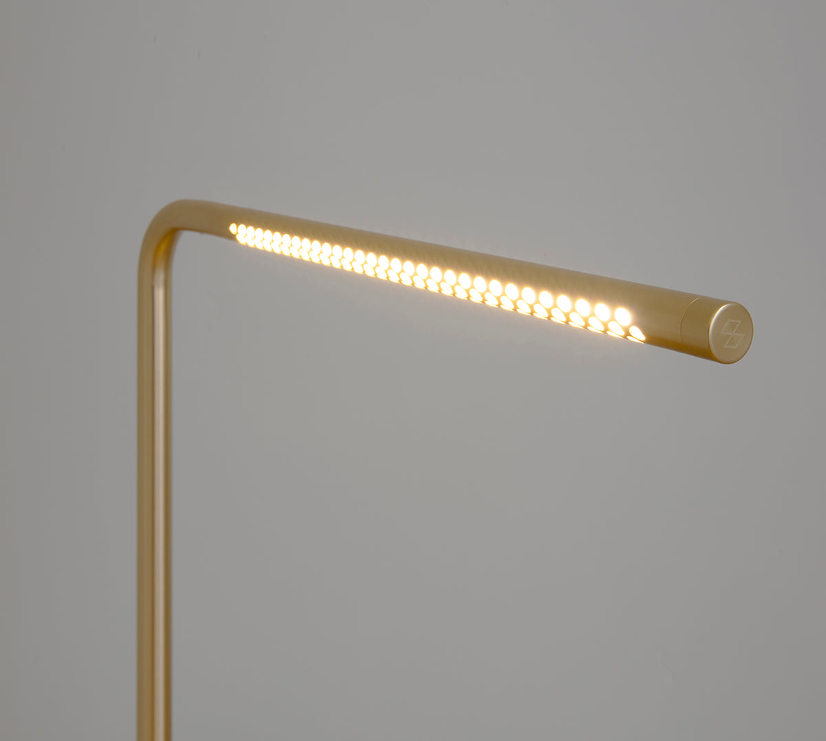 Omni Plated Brass Floor Lamp
