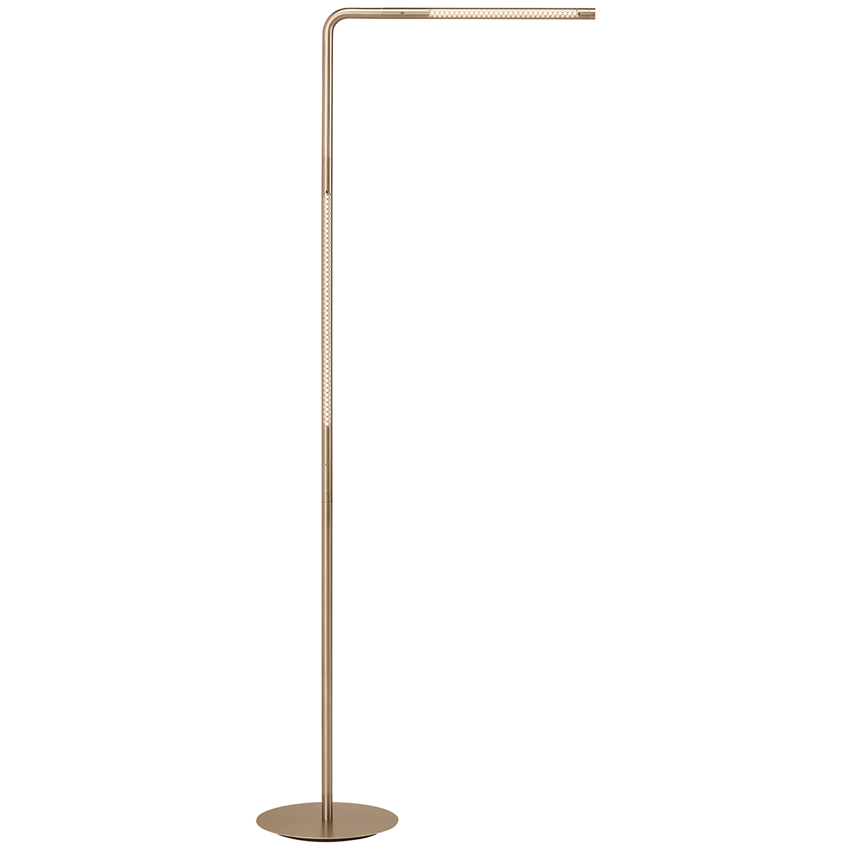 Omni Plated Brass Floor Lamp