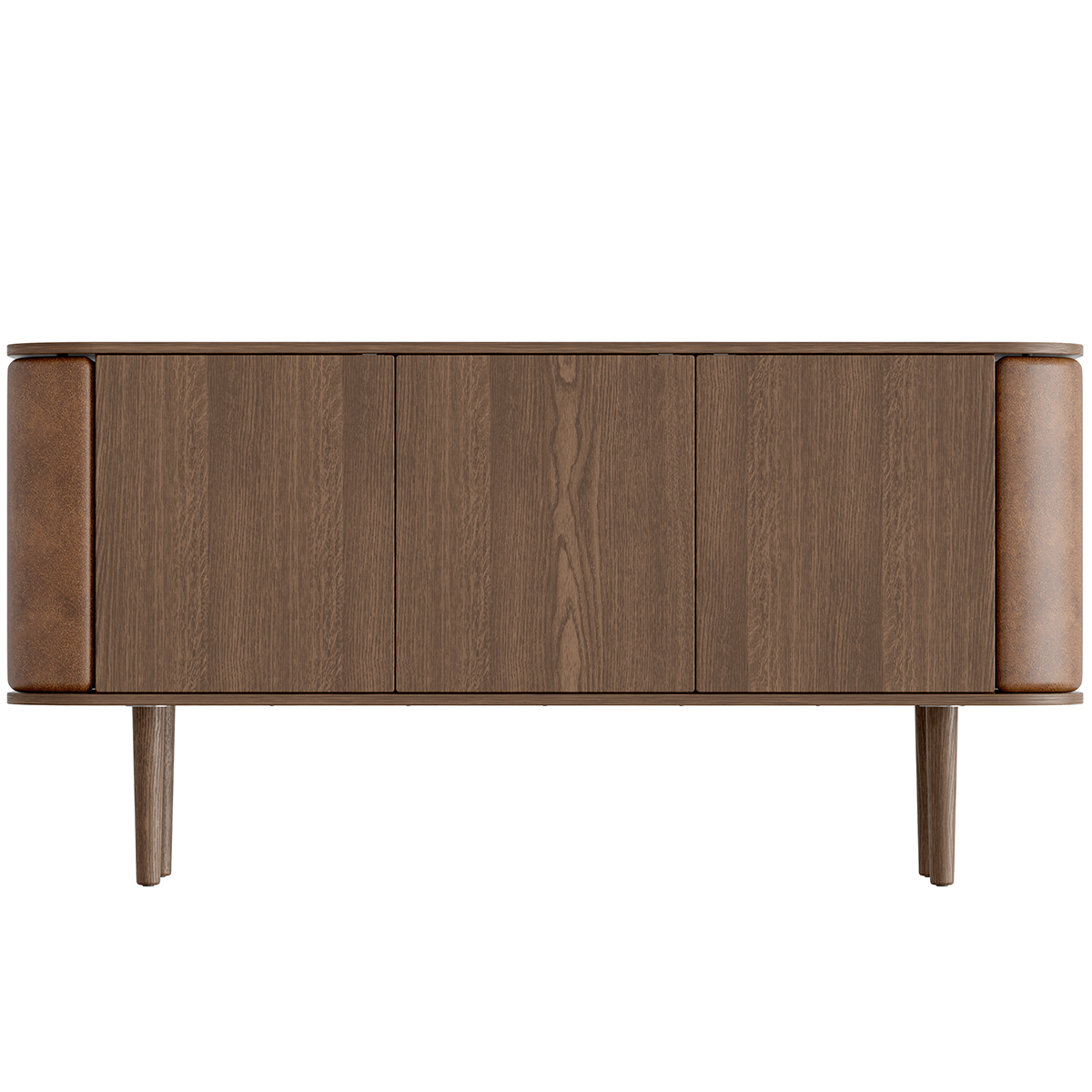 Treasures Leather 3 Doors Cabinet - WOO .Design