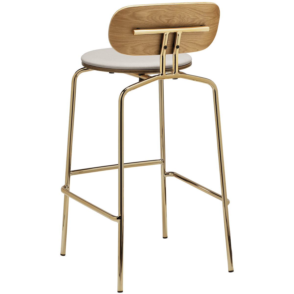 Curious Bar Stool with Cushion