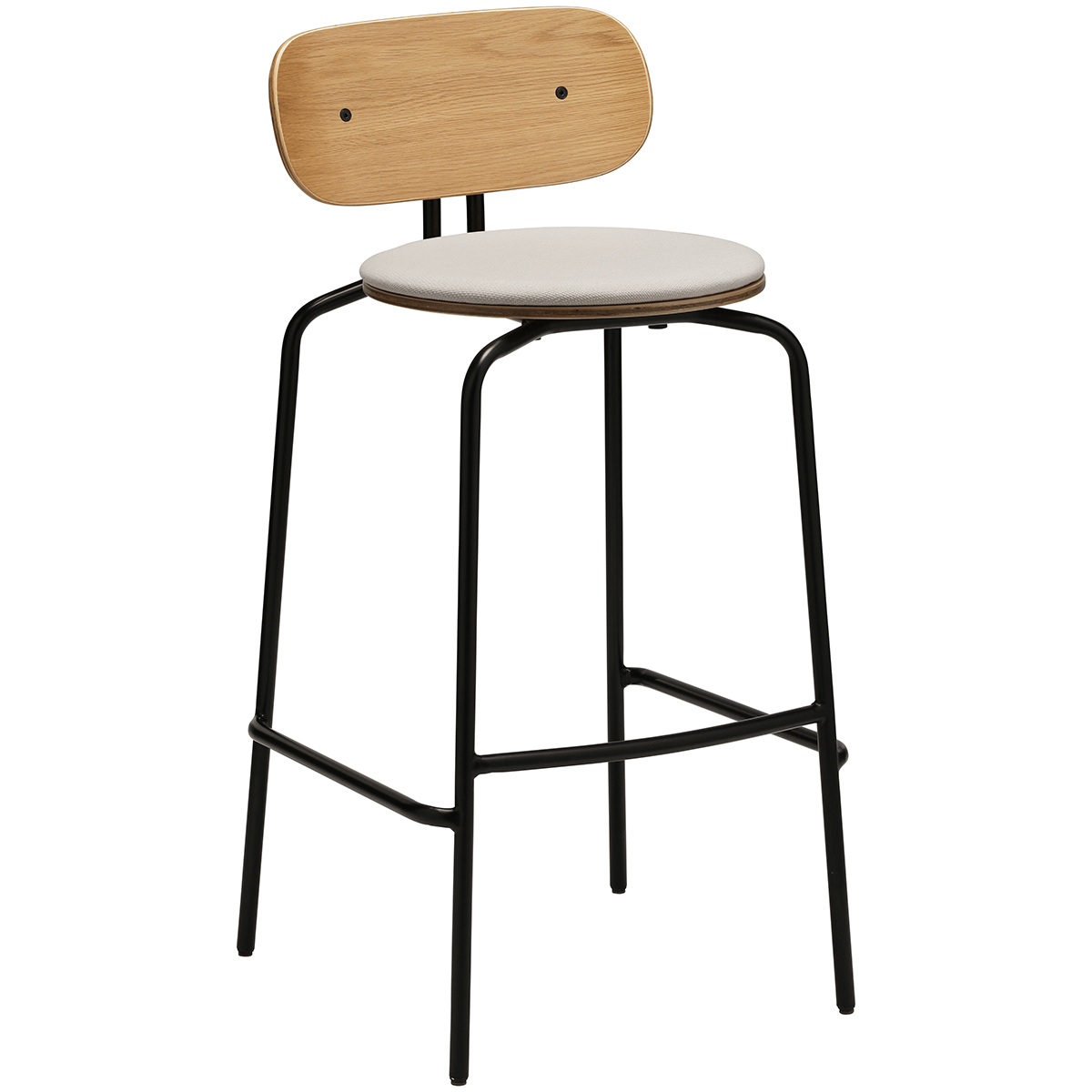 Curious Bar Stool with Cushion