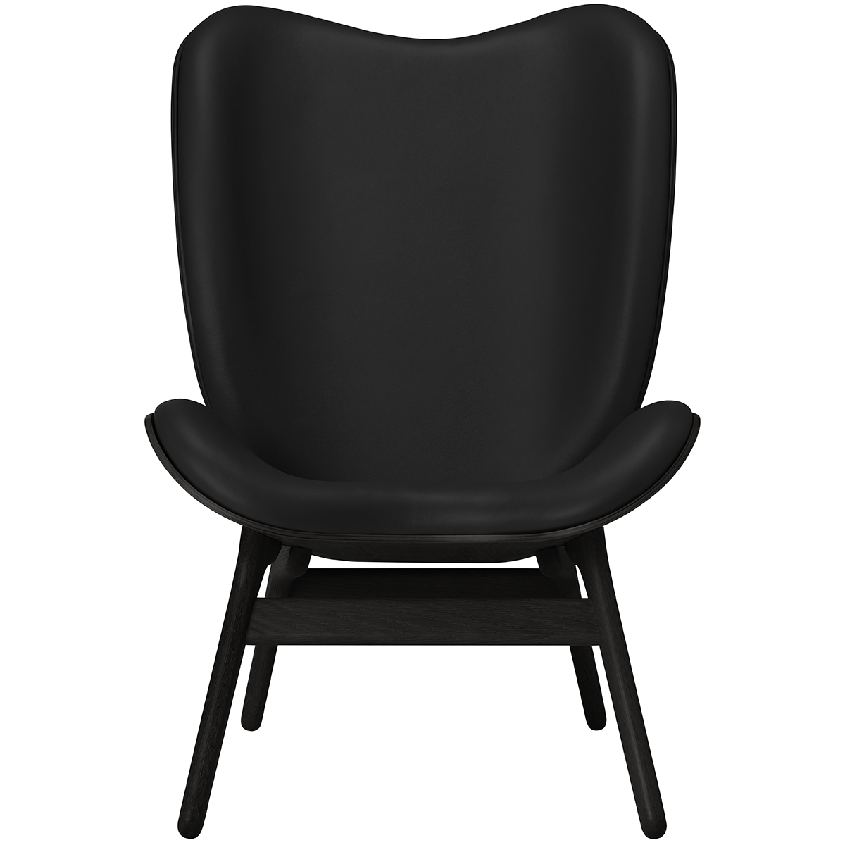A Conversation Piece Leather Tall Lounge Chair - WOO .Design
