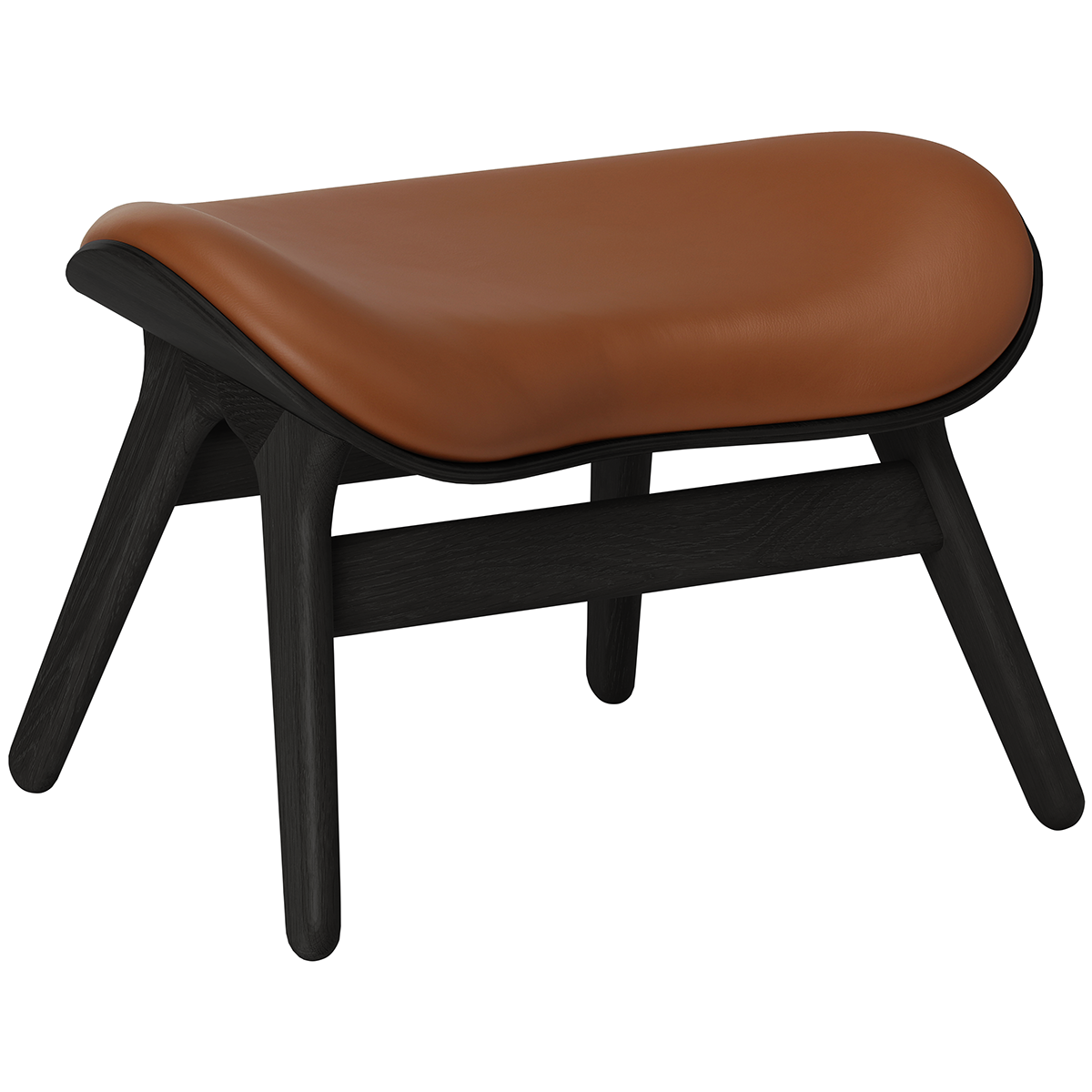 A Conversation Piece Leather Ottoman - WOO .Design