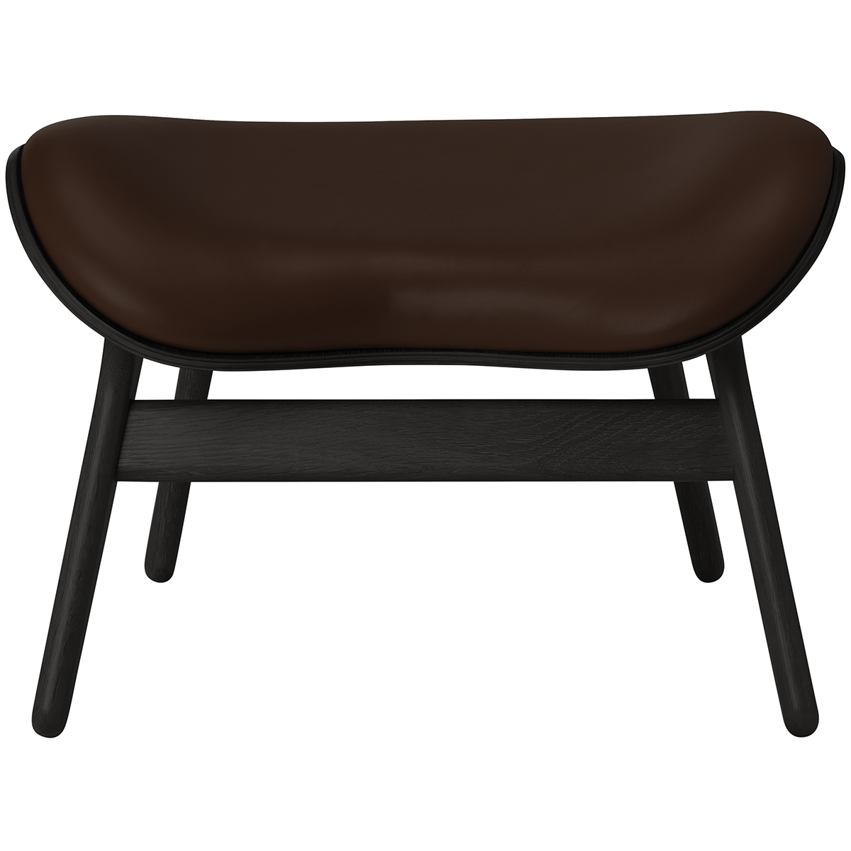 A Conversation Piece Leather Ottoman - WOO .Design