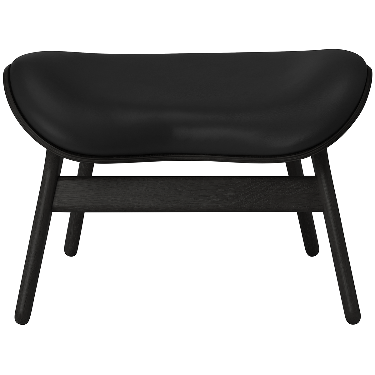 A Conversation Piece Leather Ottoman - WOO .Design