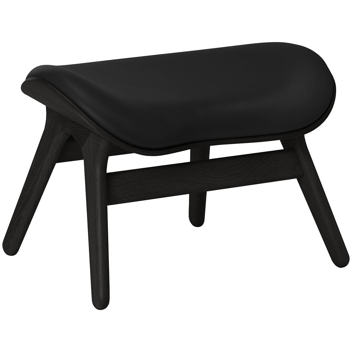 A Conversation Piece Leather Ottoman - WOO .Design