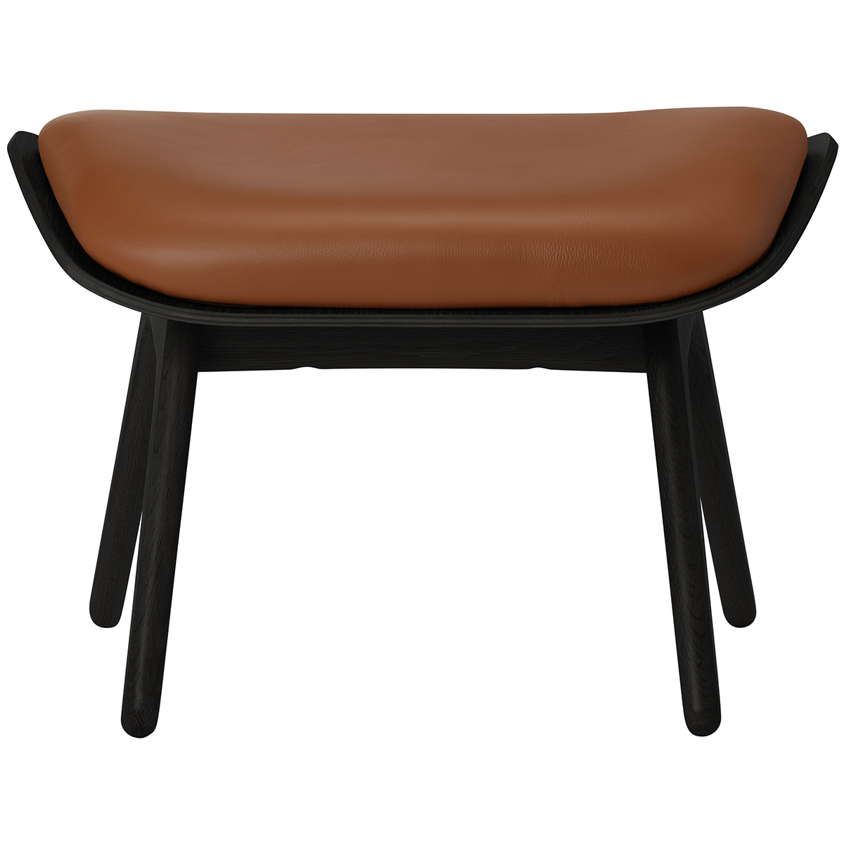 The Reader Leather Ottoman - WOO .Design