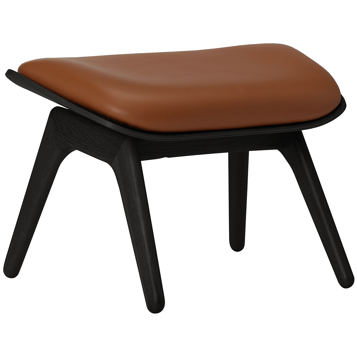 The Reader Leather Ottoman - WOO .Design