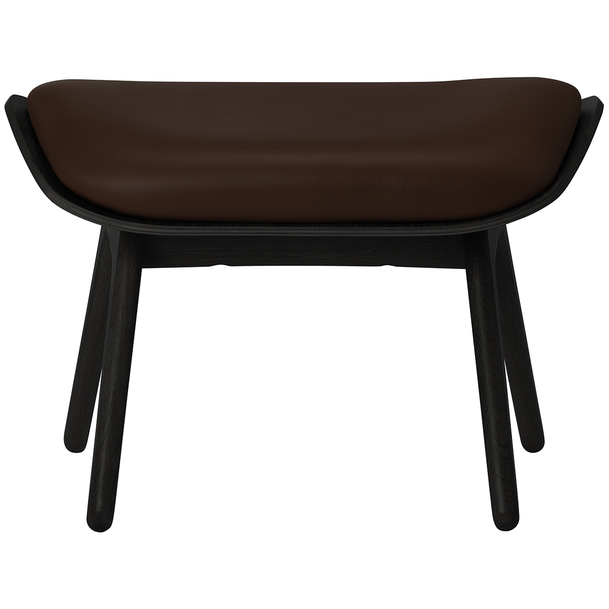The Reader Leather Ottoman - WOO .Design