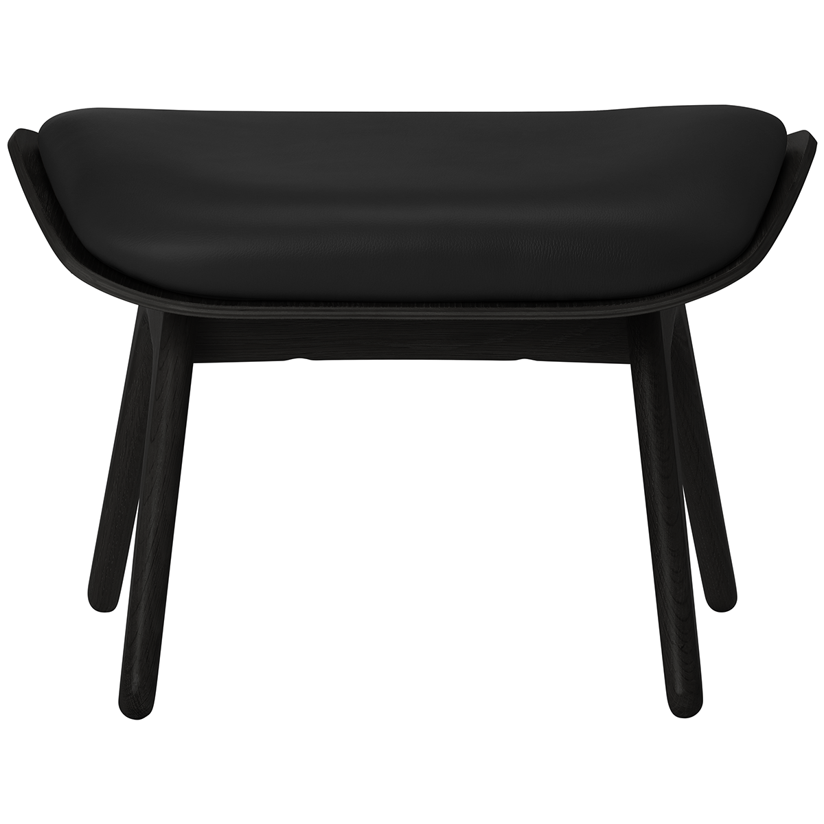 The Reader Leather Ottoman - WOO .Design
