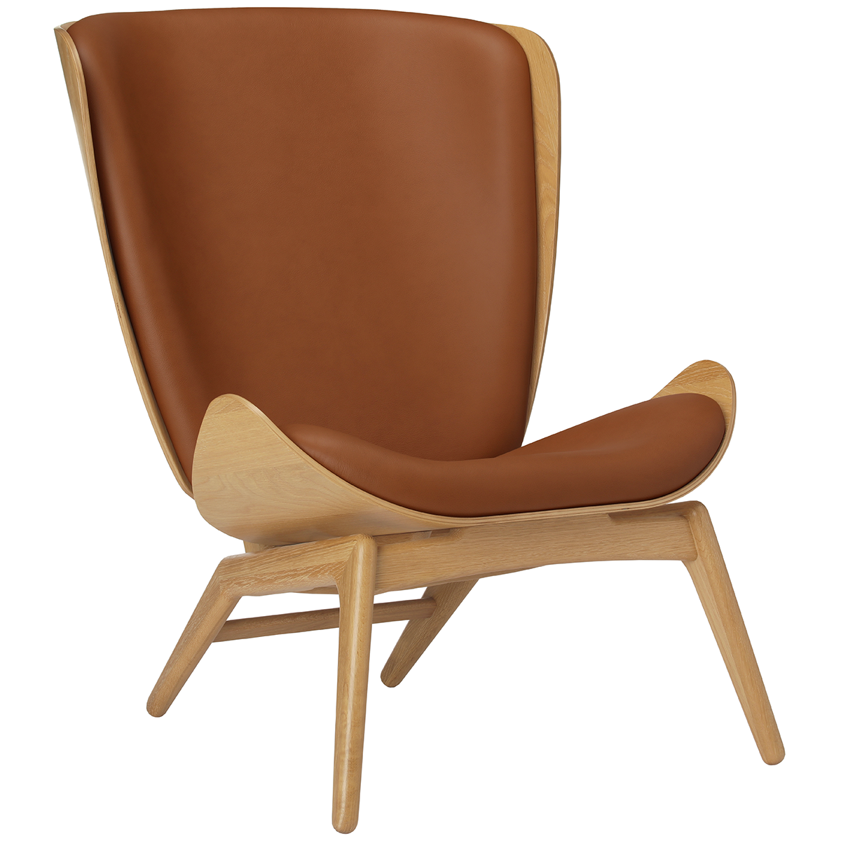 The Reader Leather Wing Chair - WOO .Design