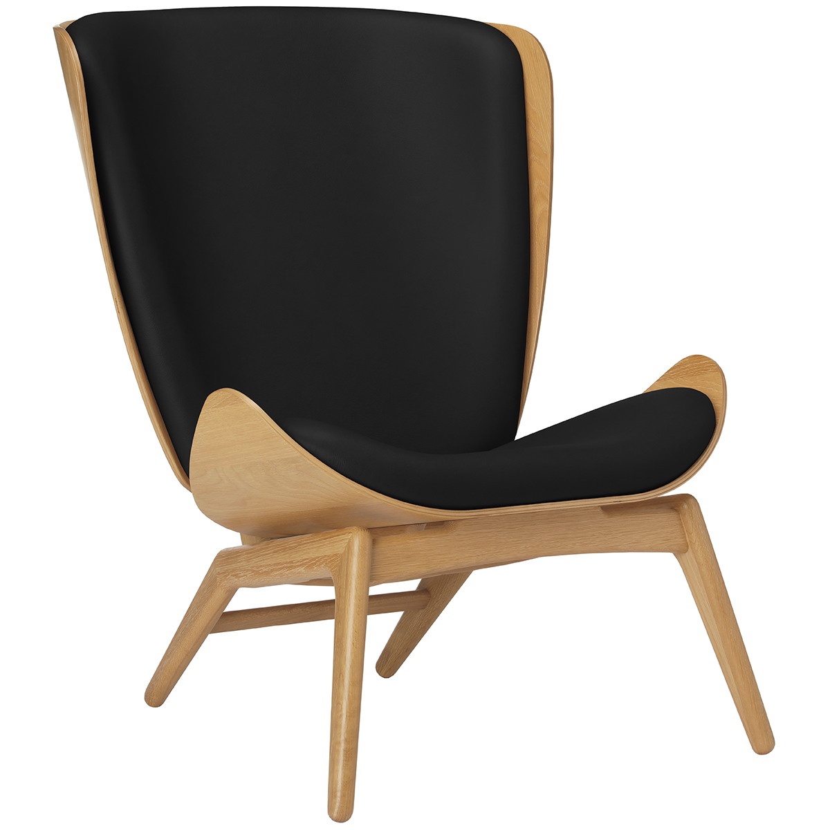 The Reader Leather Wing Chair - WOO .Design
