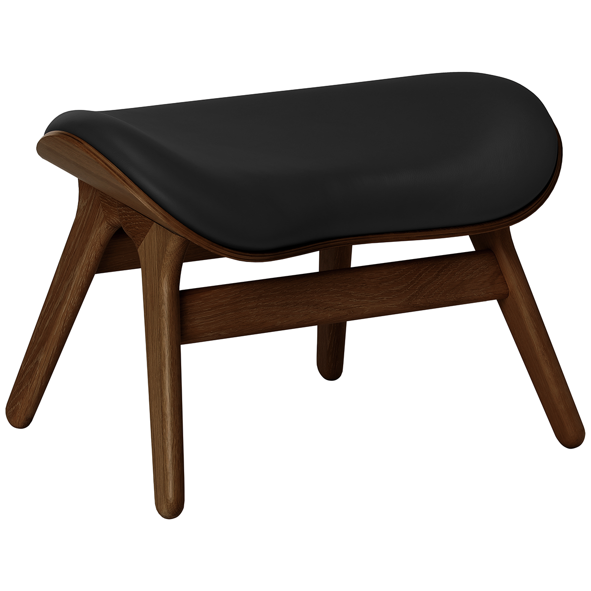 A Conversation Piece Leather Ottoman - WOO .Design