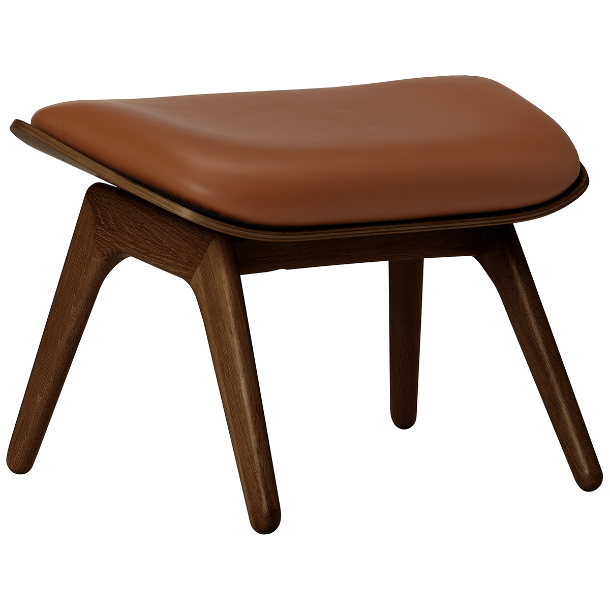 The Reader Leather Ottoman - WOO .Design
