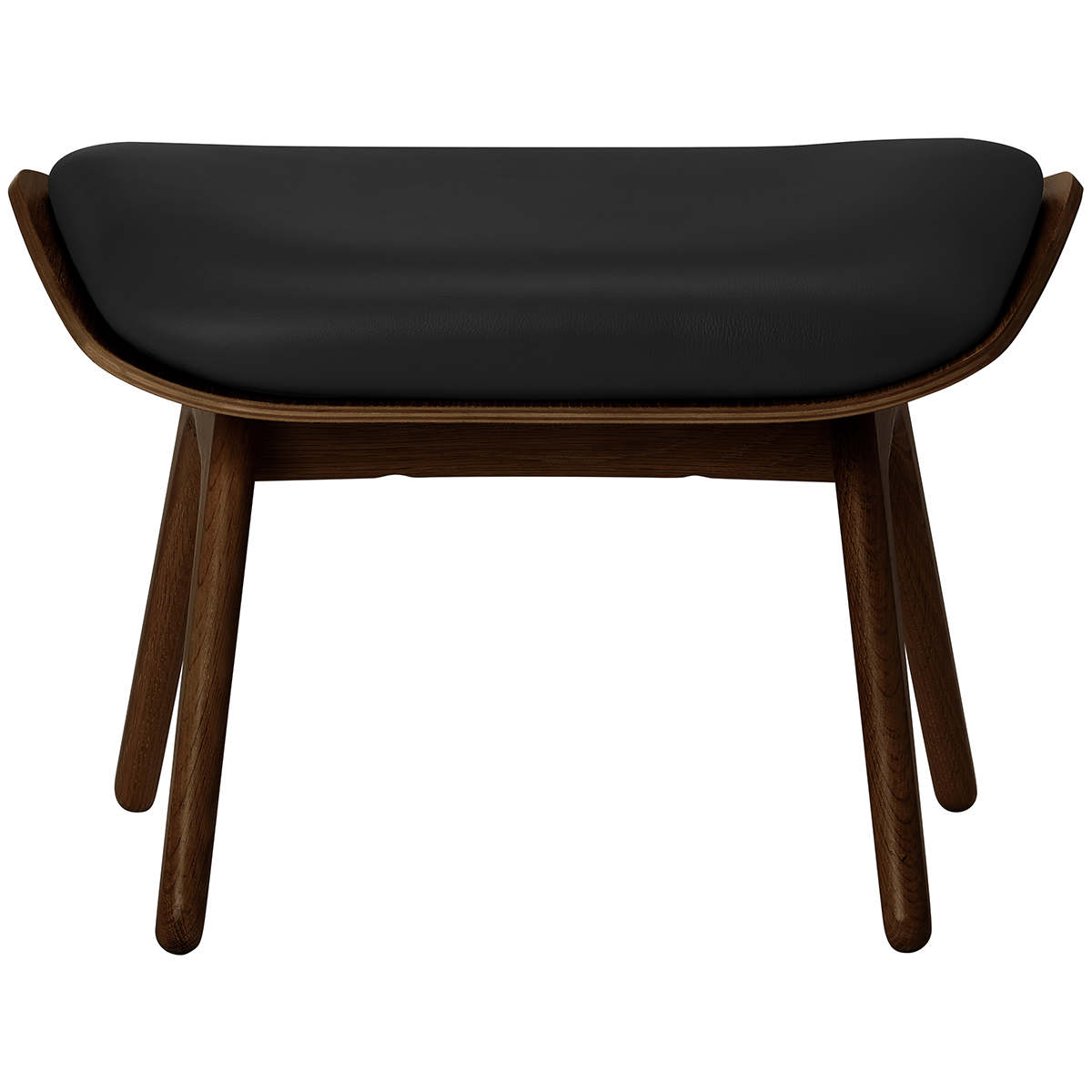 The Reader Leather Ottoman - WOO .Design