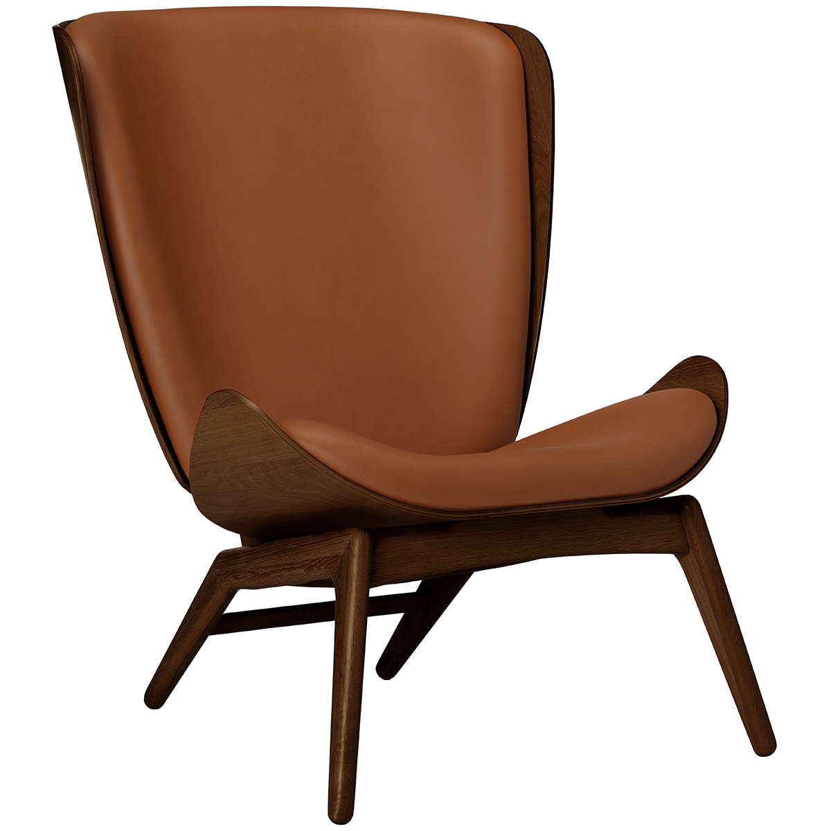 The Reader Leather Wing Chair - WOO .Design