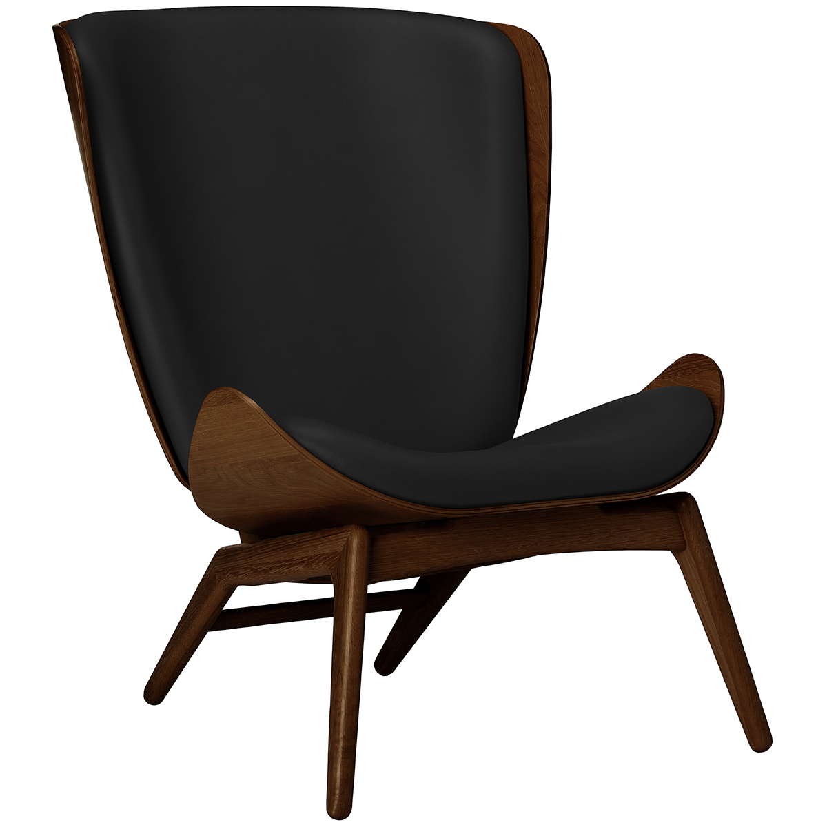 The Reader Leather Wing Chair - WOO .Design