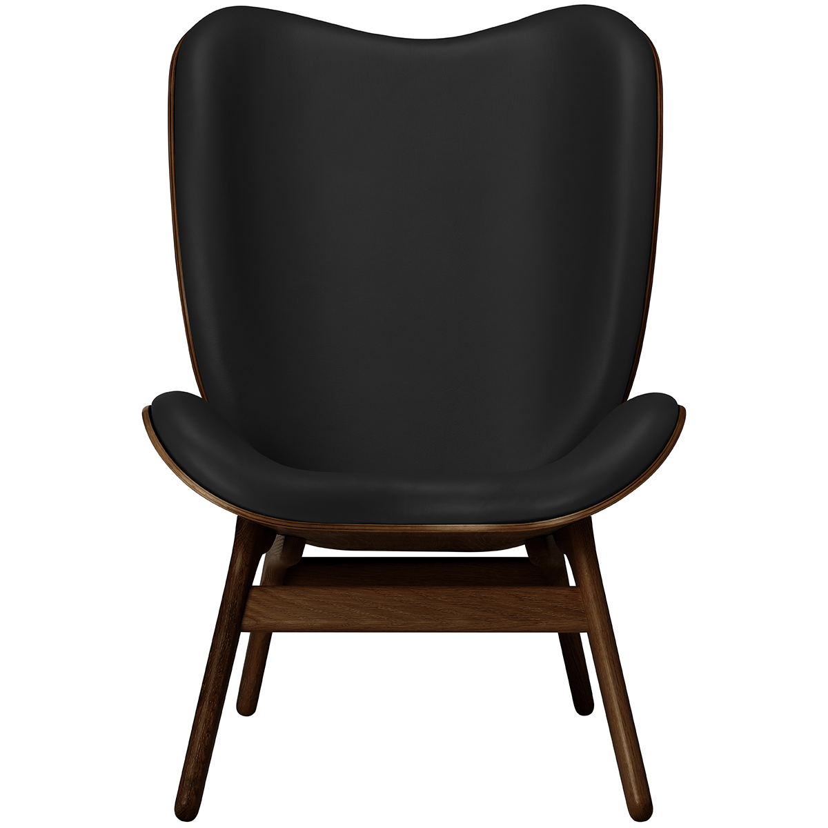 A Conversation Piece Leather Tall Lounge Chair - WOO .Design