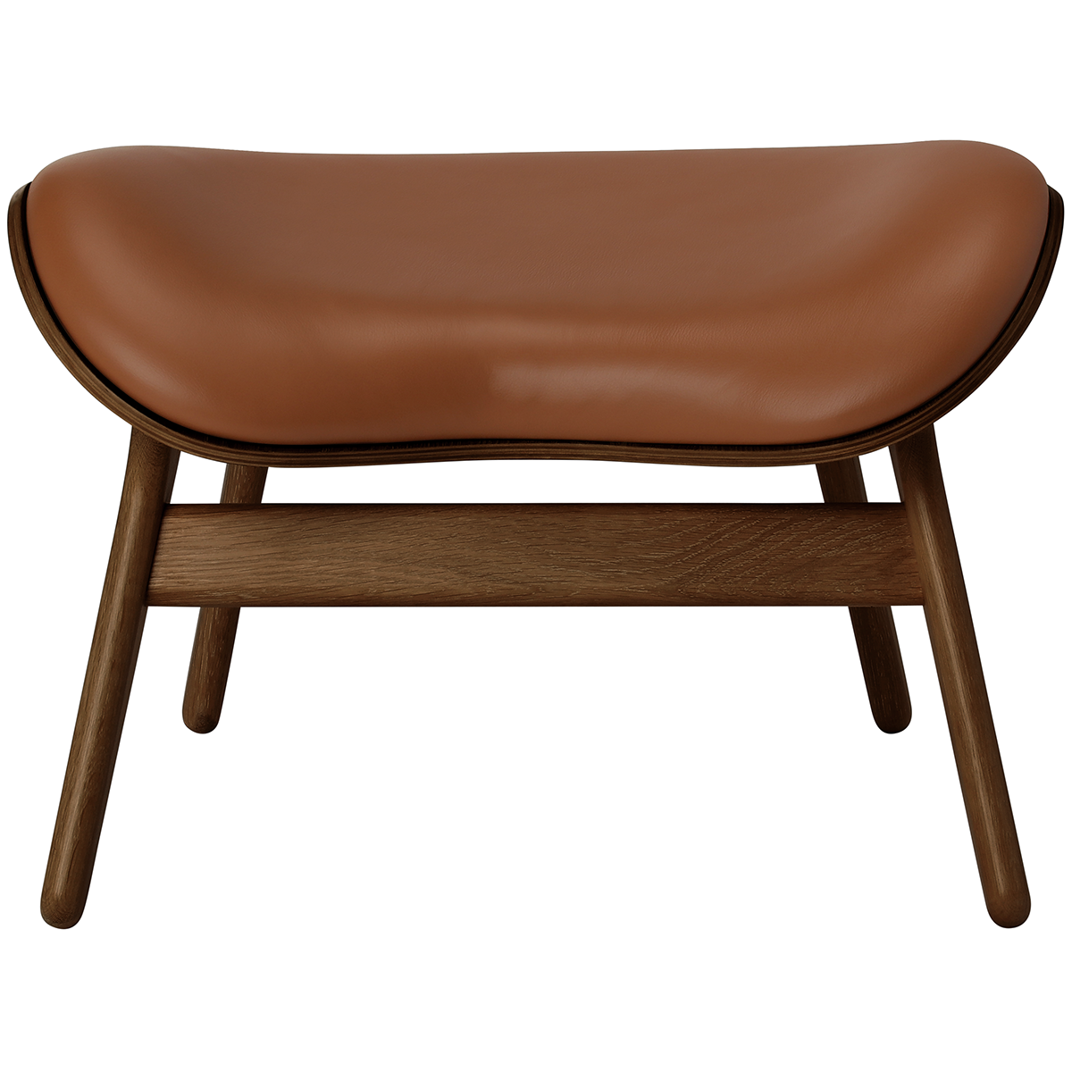 A Conversation Piece Leather Ottoman - WOO .Design