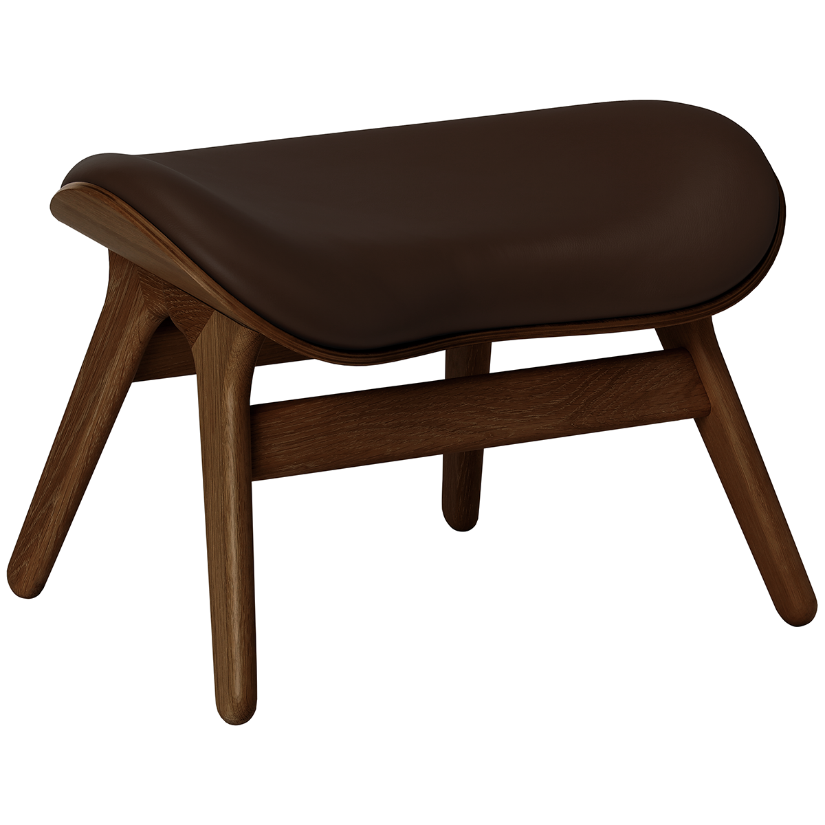 A Conversation Piece Leather Ottoman - WOO .Design
