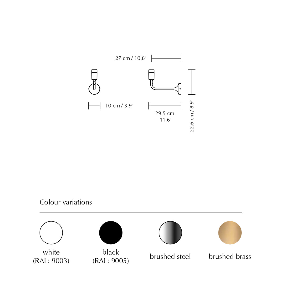 Sante Wall Lamp - WOO .Design