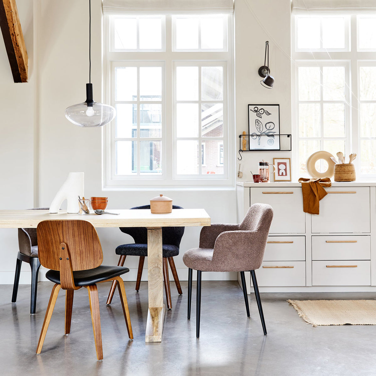 Classic Walnut Dining Chair