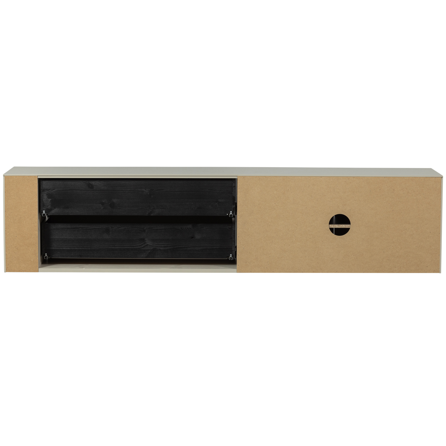 Settle Pine Wood Down TV Stand