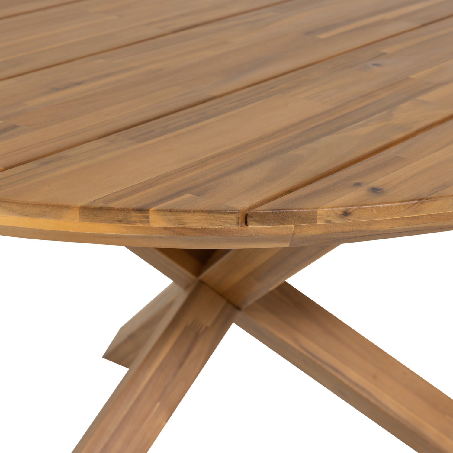 Kiro Natural Acacia Wood Garden Table