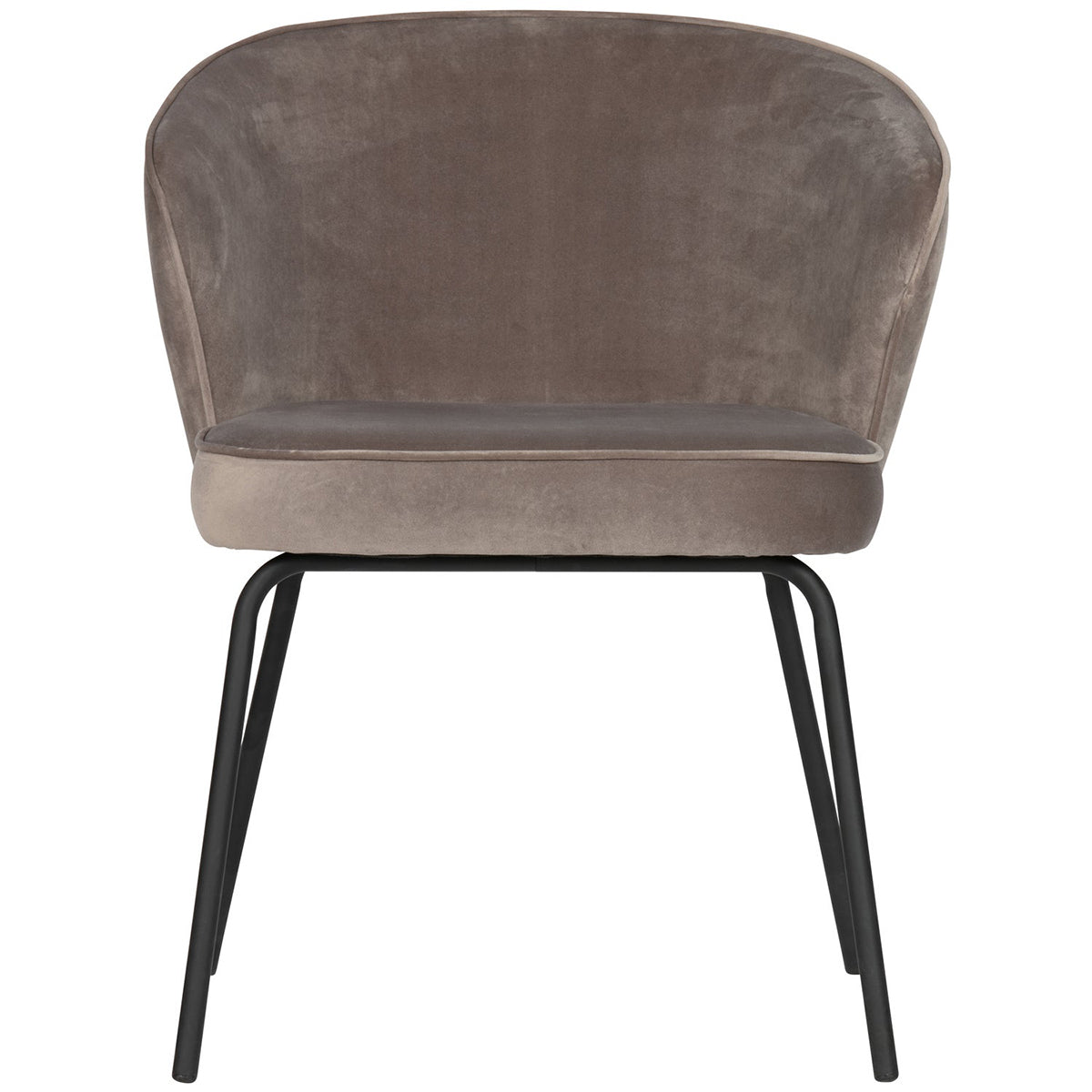 Admit Khaki Velvet Dining Chair