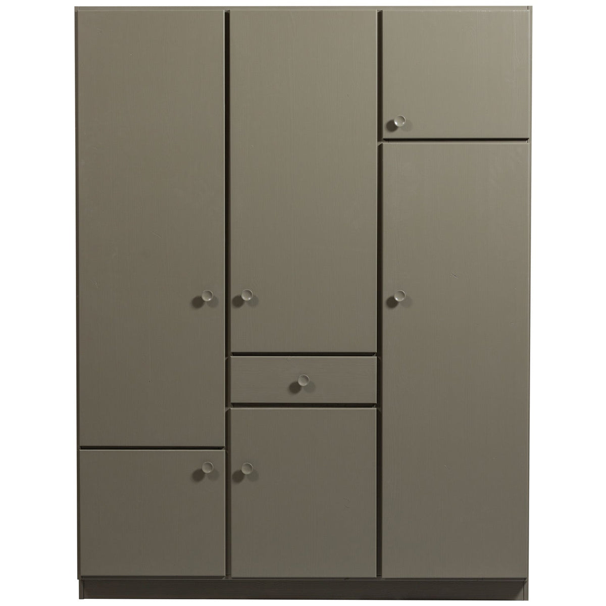 Alfie Forest Pine Wood 3 Doors Wardrobe