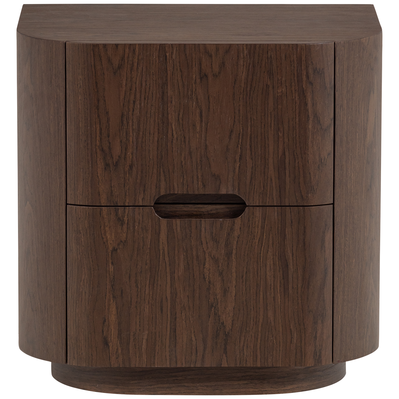 Arvi Brown 2 Drawers Night Stand