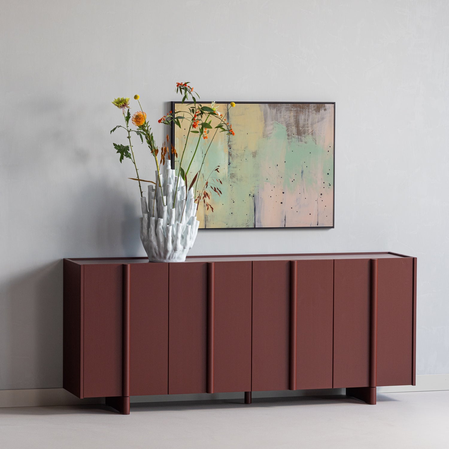 Basu Pine Wood Sideboard