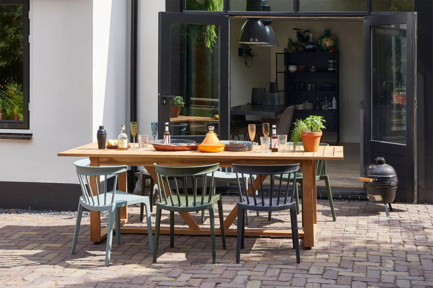 Beaver Natural Teak Wood Dining Table