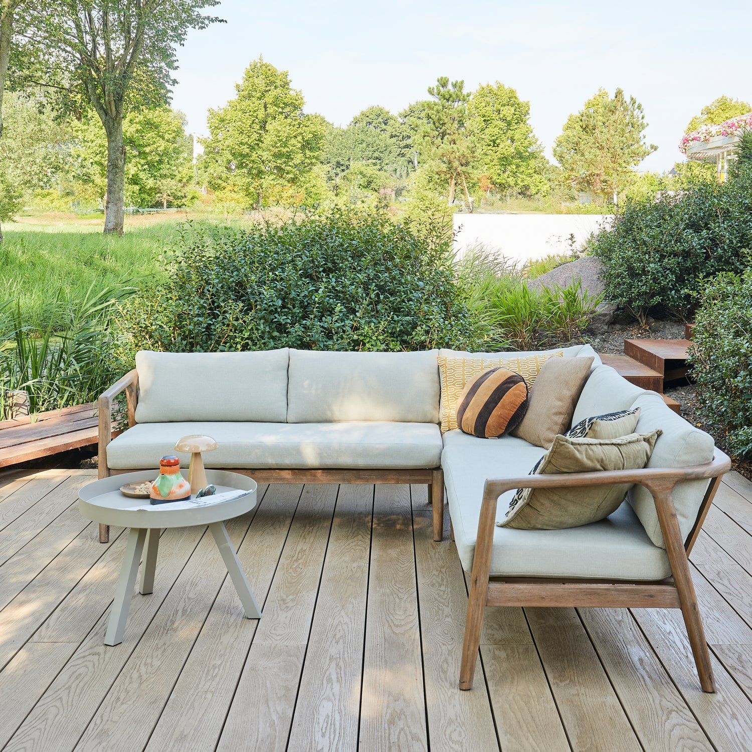 Biam Acacia Wood Garden Lounge Set