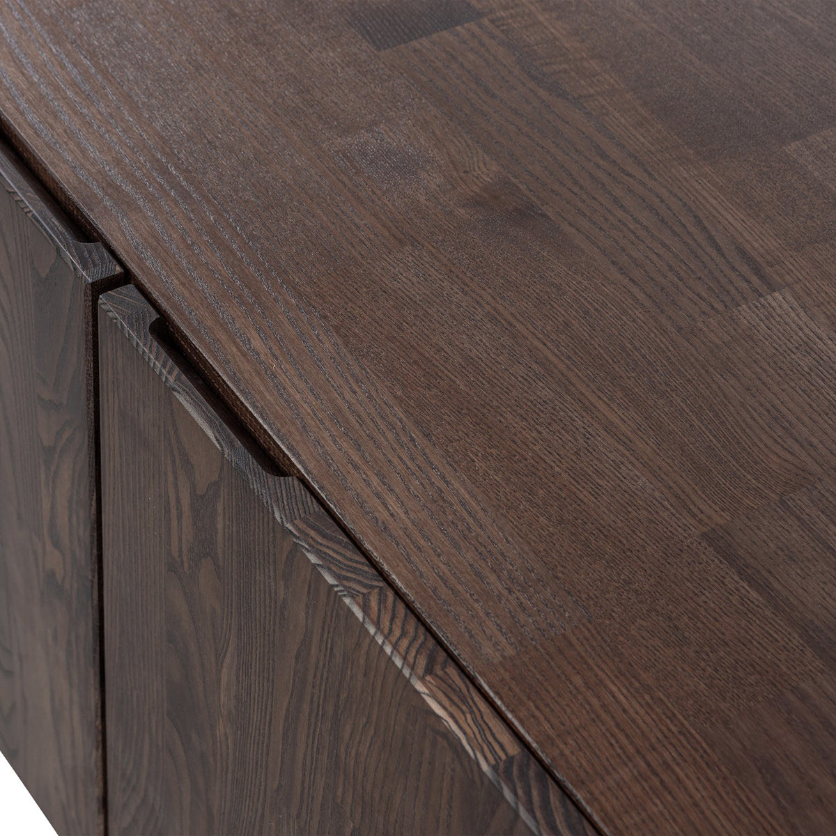 Bono Gravure Brown Ash Wood TV Unit