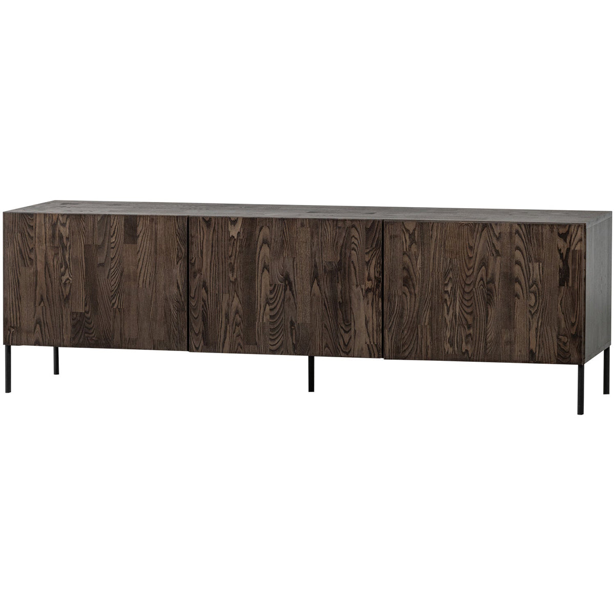 Bono Gravure Brown Ash Wood TV Unit
