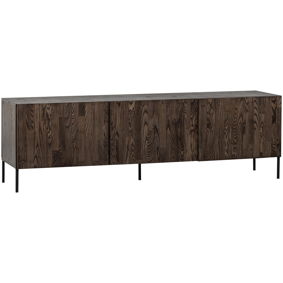 Bono Gravure Brown Ash Wood TV Unit