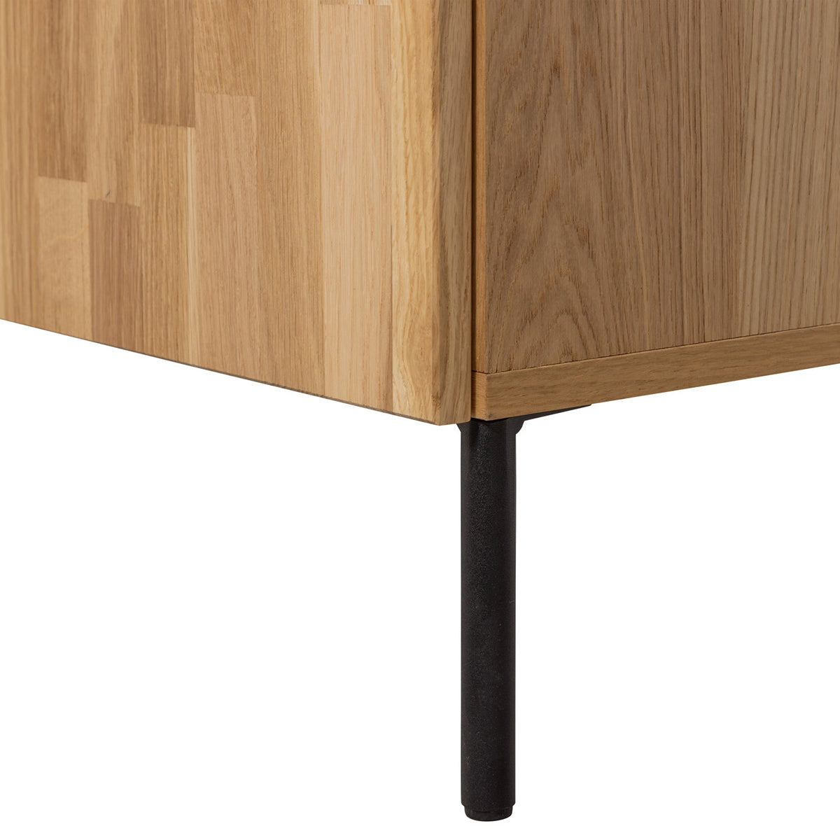 Bono Gravure Natural Oak Wood TV Unit