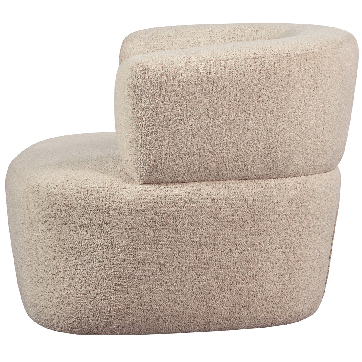 Boris Warm Sand Boucle Armchair