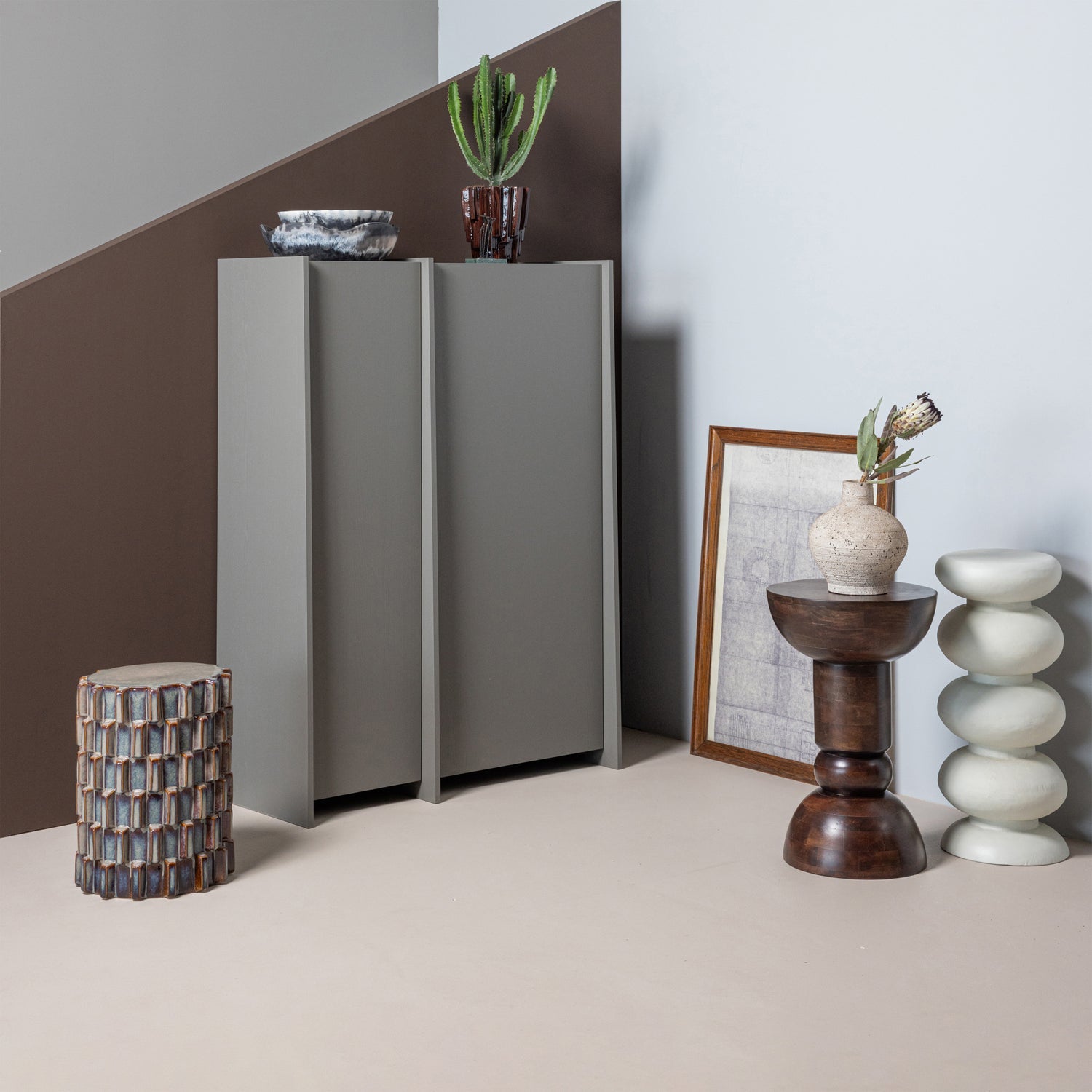 Brilo Creme Side Table