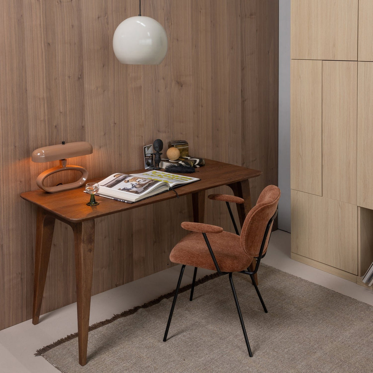 Brint Dining Chair with Armrest