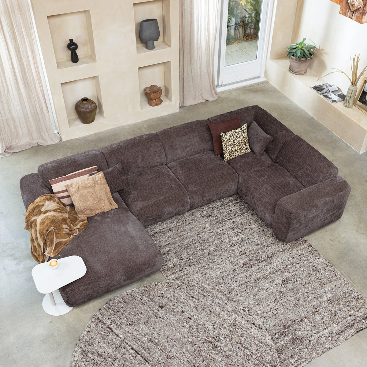 Cloud Chenille Corner Sofa