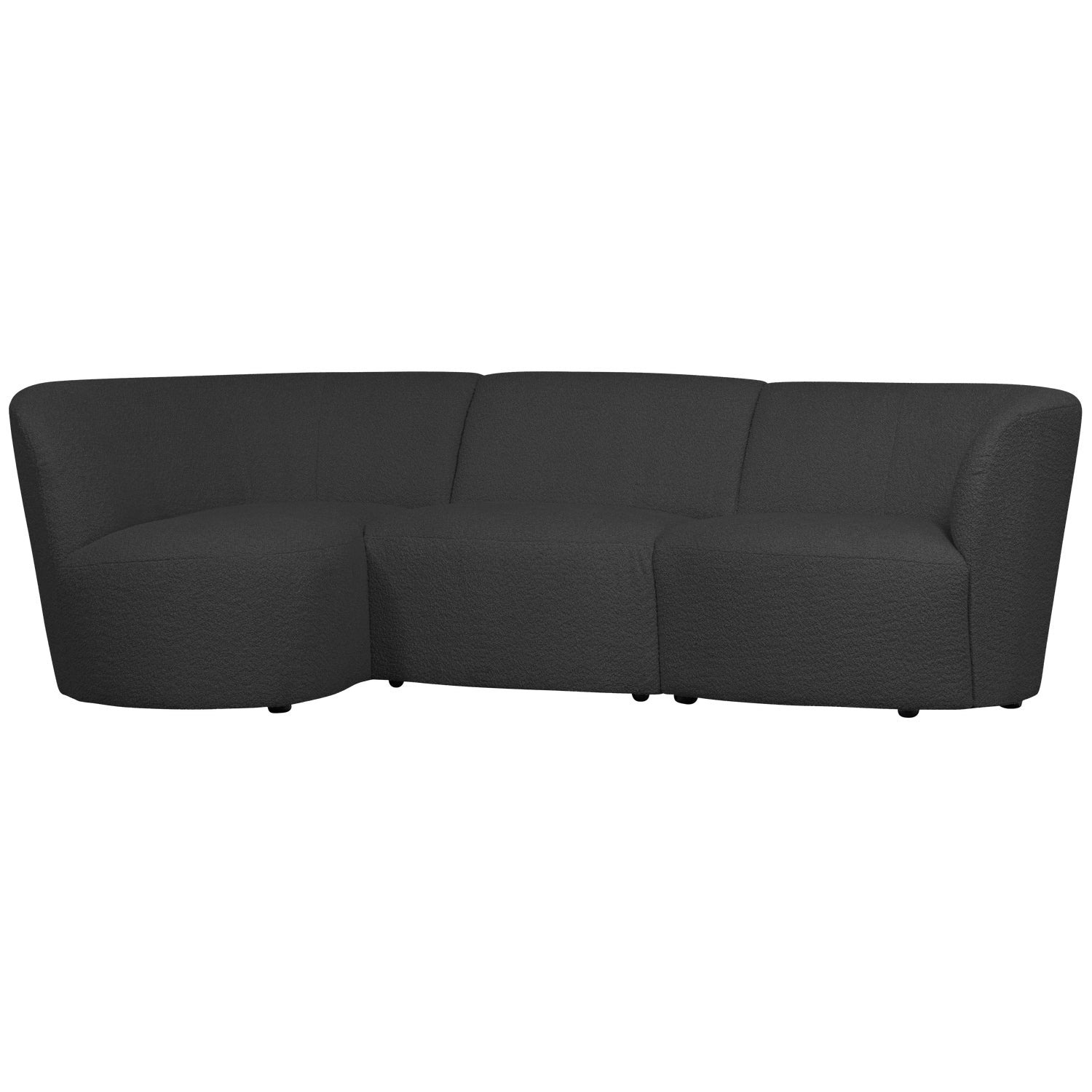 Coco Boucle 3 Seater Rounded Sofa