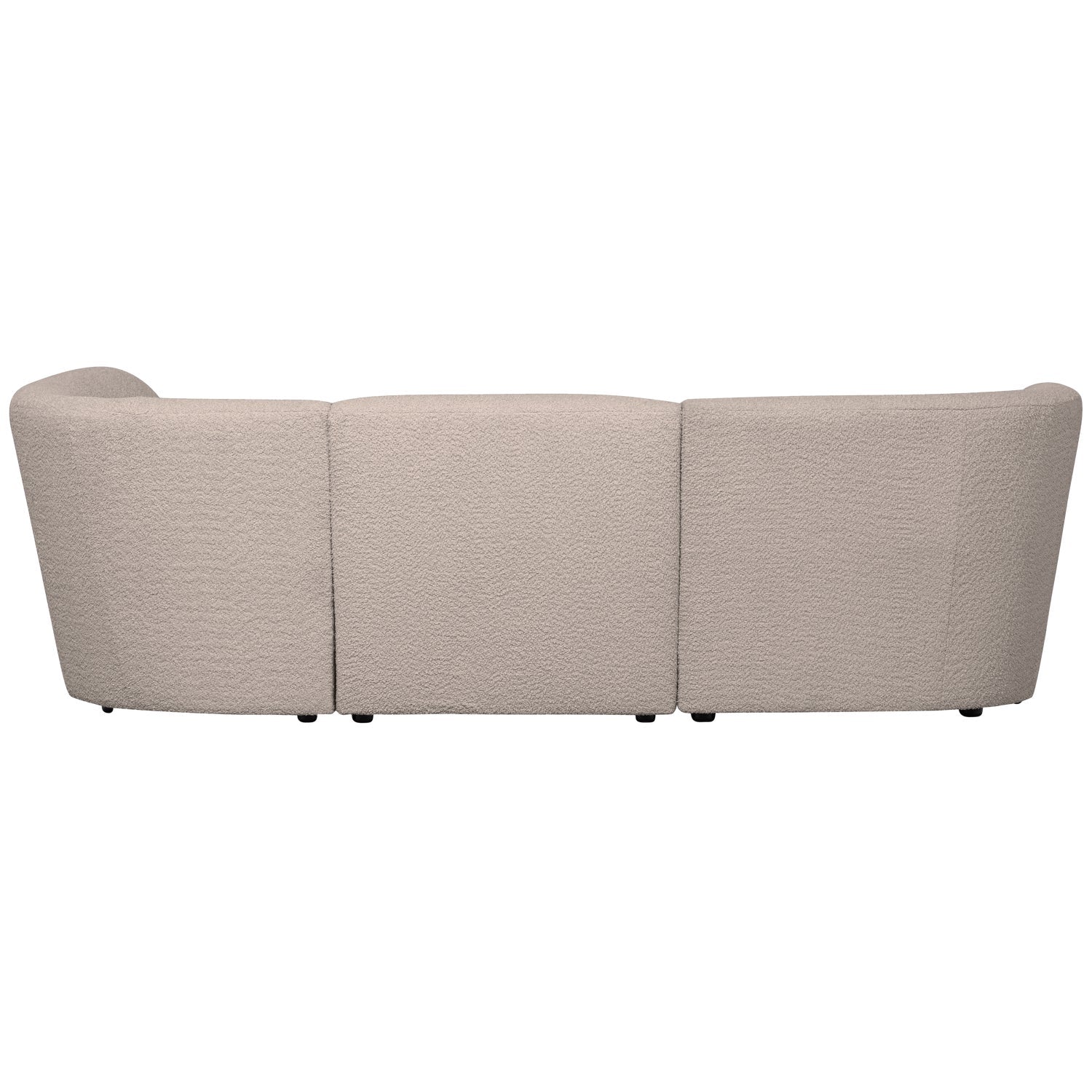 Coco Boucle 3 Seater Rounded Sofa