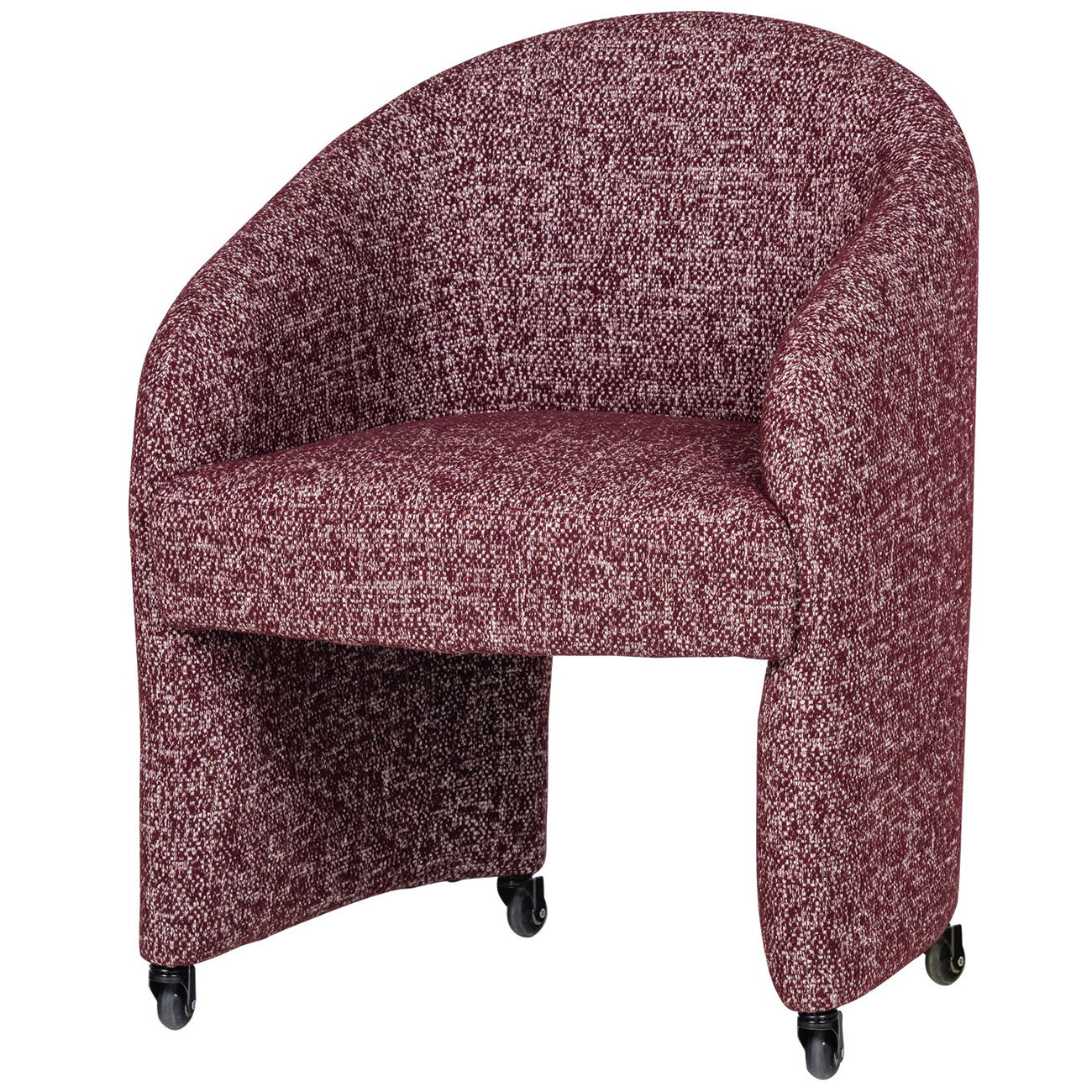 Cordo Melange Dining Chair with Wheels